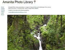 Tablet Screenshot of amanita-photolibrary.co.uk